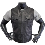 Bikerweste Summer Breeze Leder Bikerweste Summer Breeze Leder