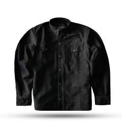Nubuck Leather Biker Style